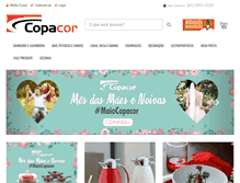 Tablet Screenshot of copacor.com.br